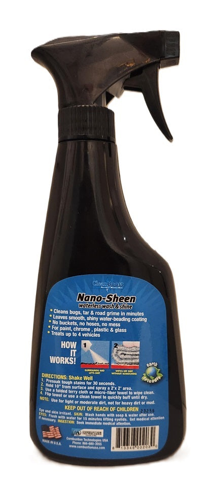 CleanBoost® 16 oz. Nano-Sheen™ Car Washing & Shining – Boost Performance  Products