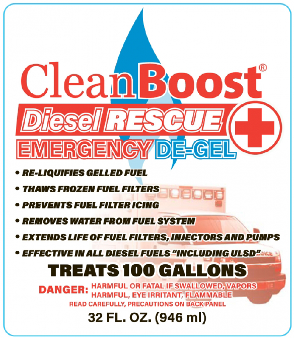 CleanBoost® Diesel Rescue™ 32oz Fuel Additives For Diesel