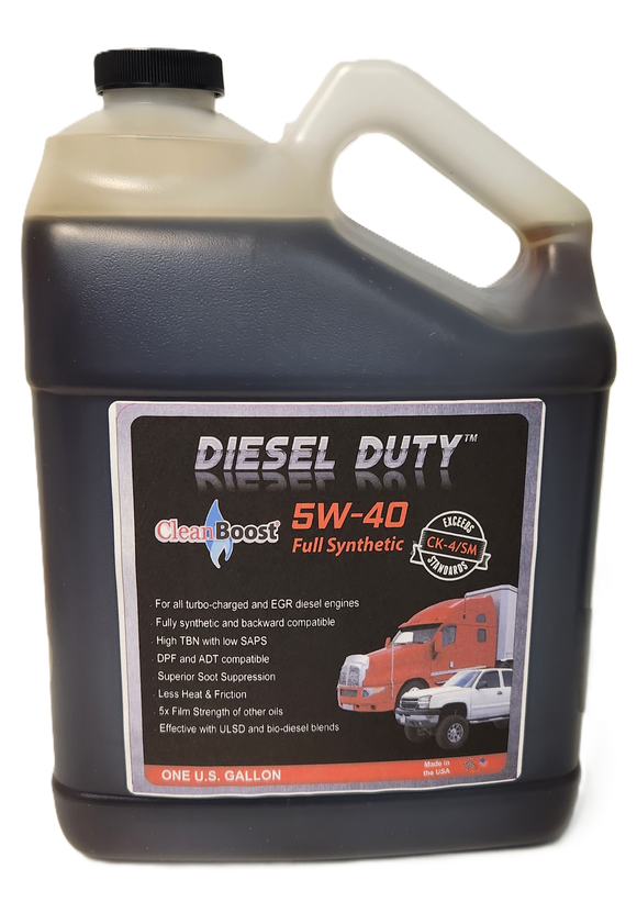 CleanBoost® Diesel Duty™ 5w40 1-gallon