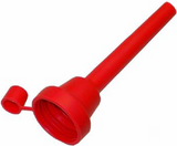CleanBoost Flexible Funnel Spout Red